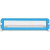 tidyard Barandilla de Seguridad Infantil para Cama- Carril de Seguridad de la Cama 150 x 42 cm Azul